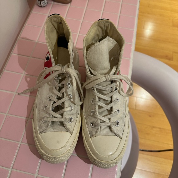 CONVERSE X CDG PLAY Chuck Taylor '70 High-Top Sneakers - Picture 4 of 5